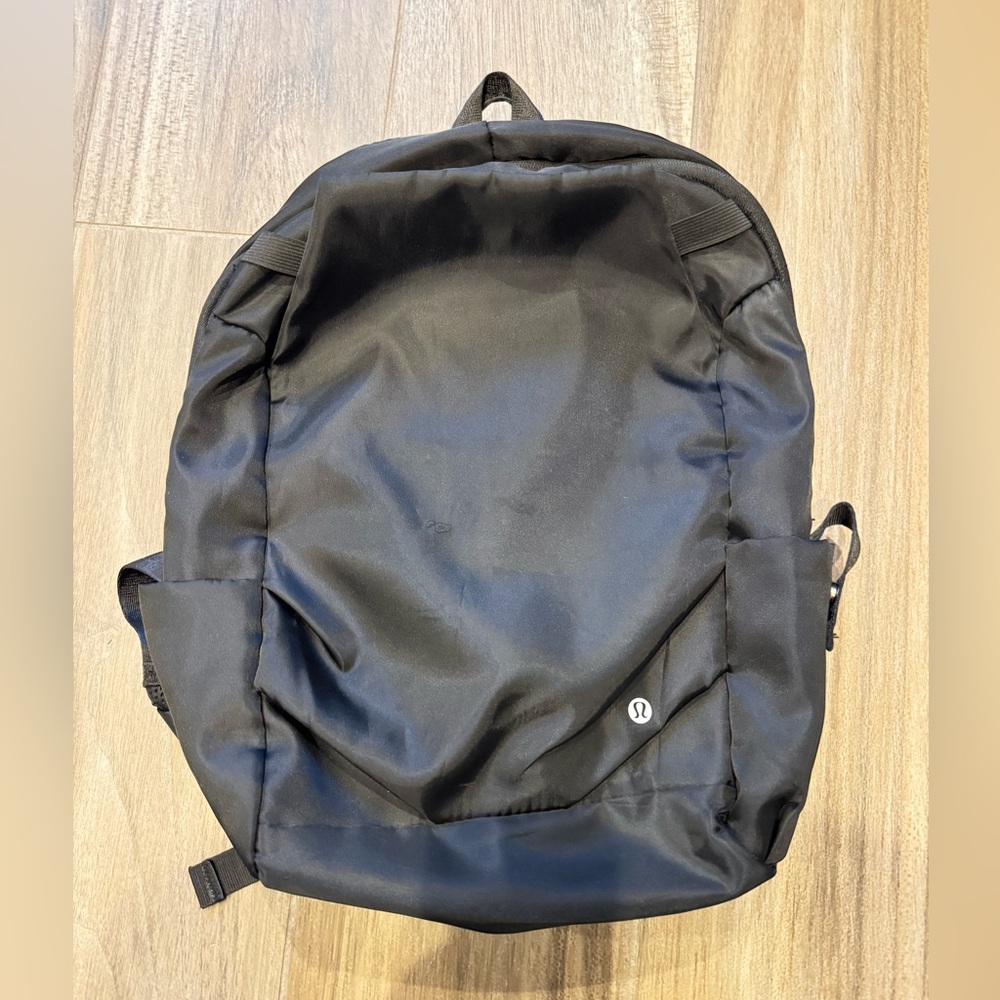 lululemon athletica Midnight Black Backpack. Good condition!